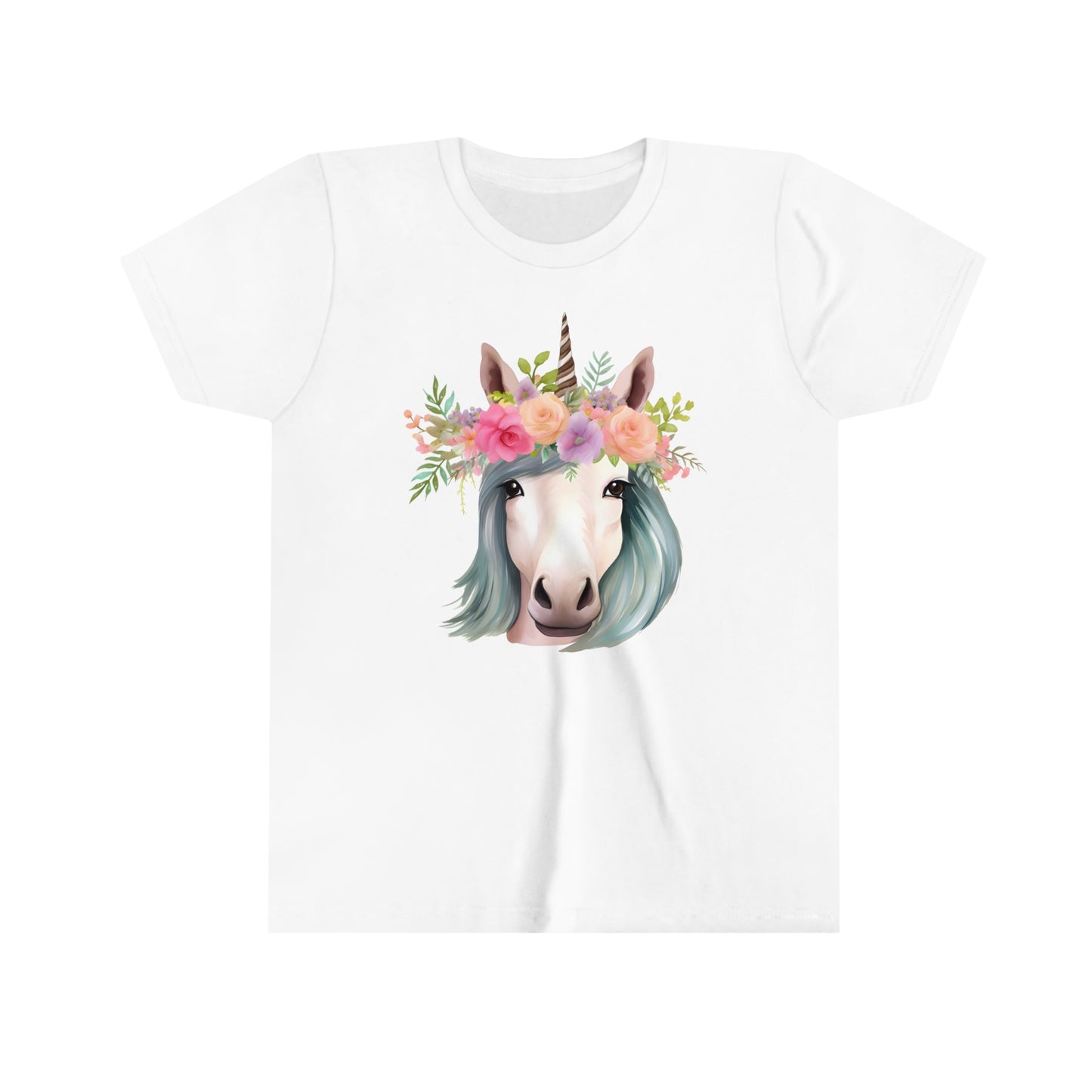 Floral Unicorn Tee (Youth)