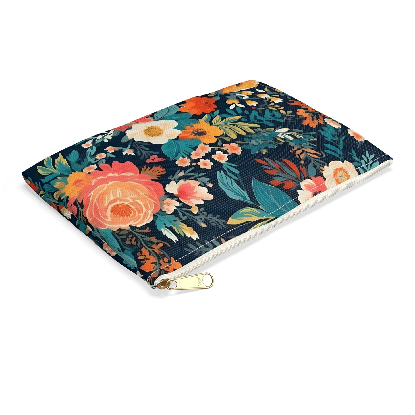 Vibrant Florals Accessory Pouch