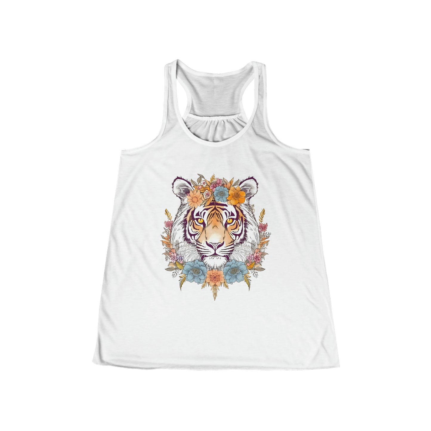 Boho Tiger Racerback Tank (Women's)