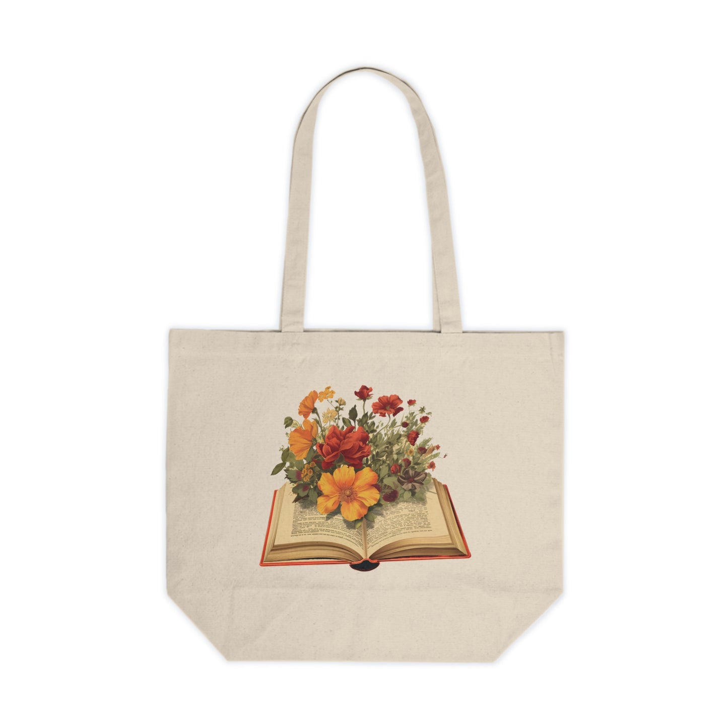 Blooming Book Shopping Tote