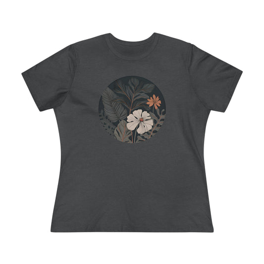 Dark Tropical Floral Tee (Women's)