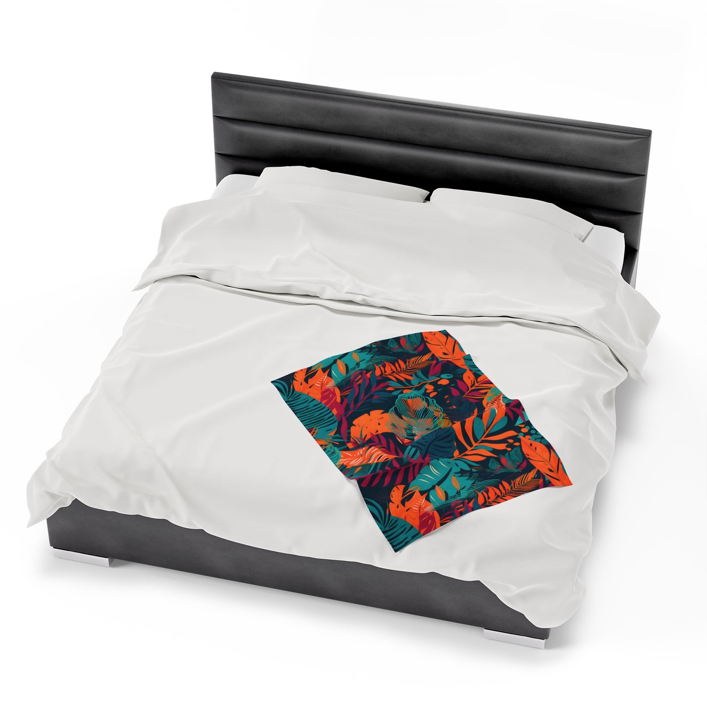 Jungle Print Plush Blanket