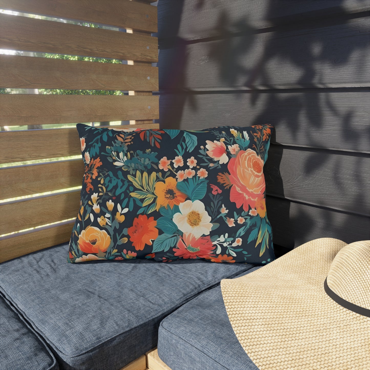 Vibrant Floral Outdoor Pillows