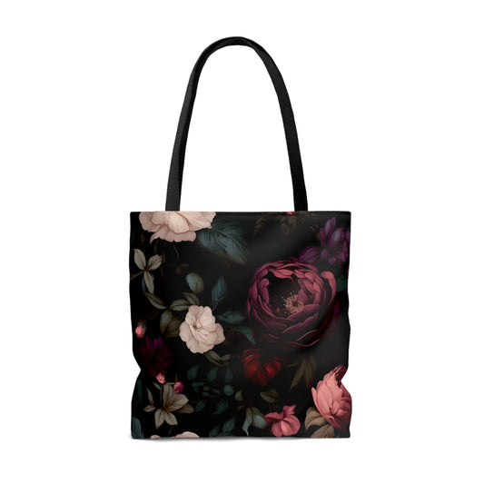 Moody Floral Tote Bag