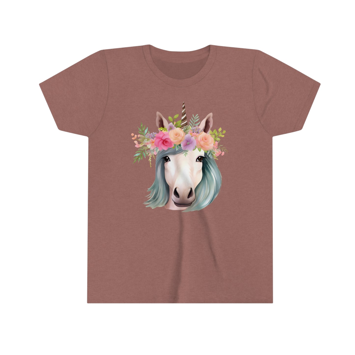 Floral Unicorn Tee (Youth)