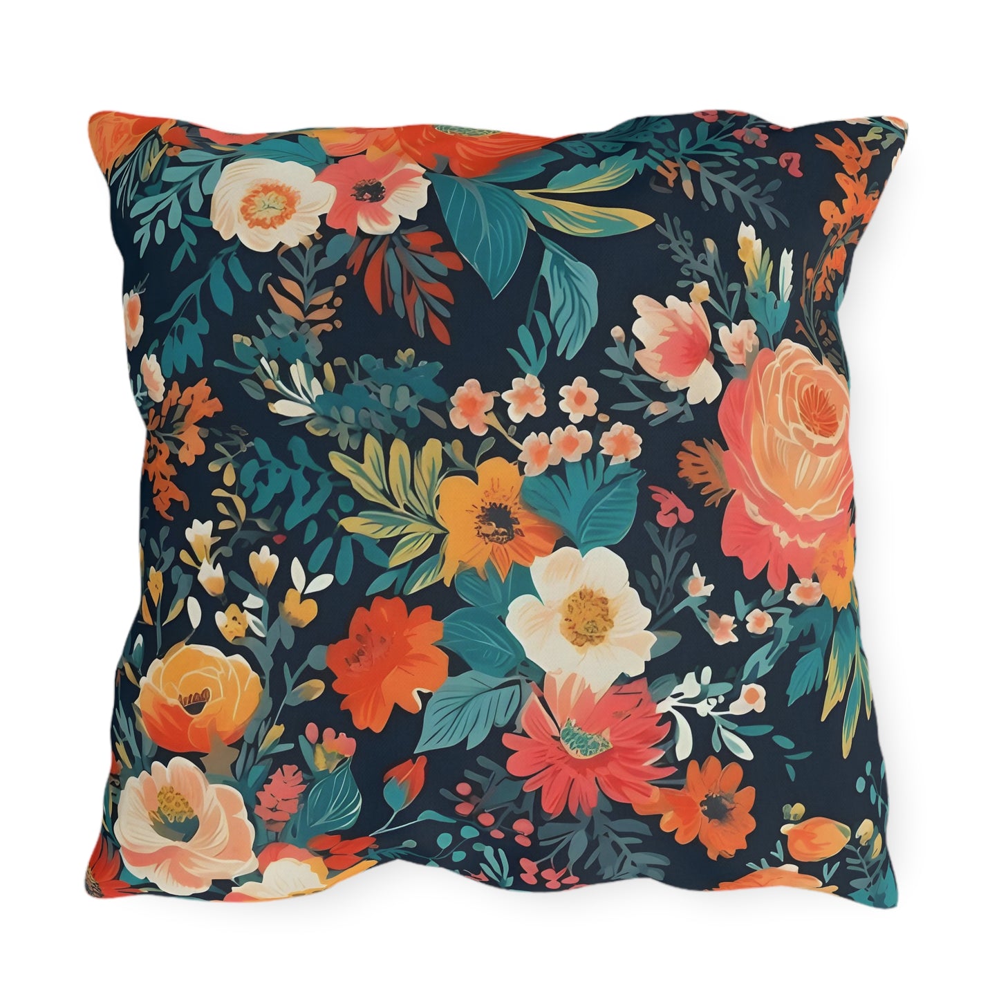 Vibrant Floral Outdoor Pillows