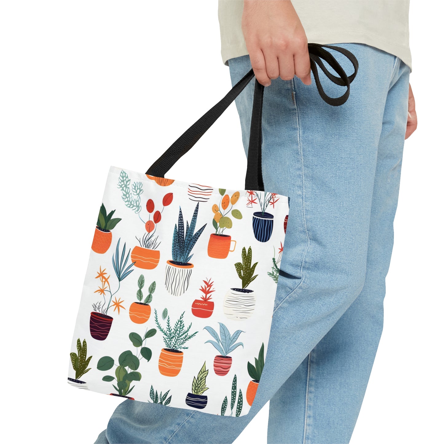 Potted Houseplant Tote Bag