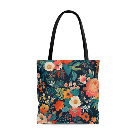 Vibrant Floral Tote Bag