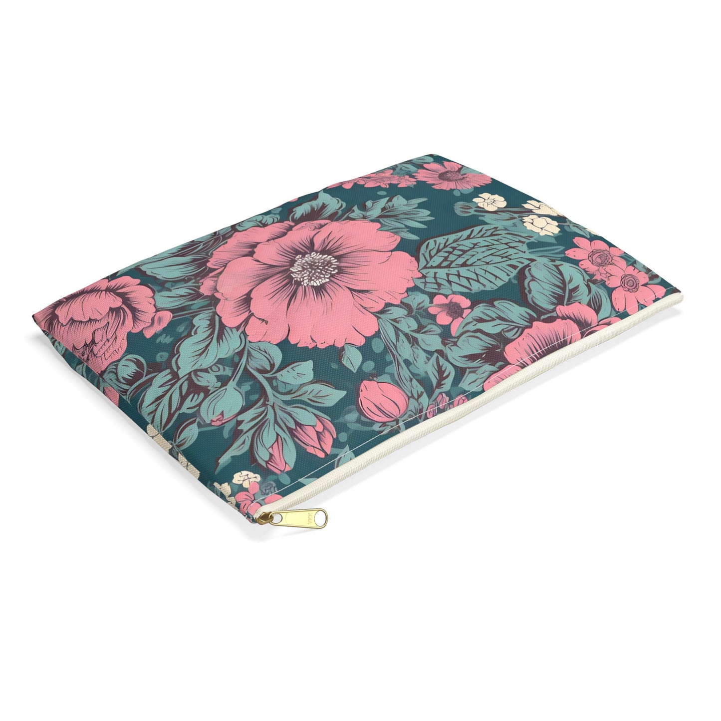 Vintage Inspired Florals Accessory Pouch