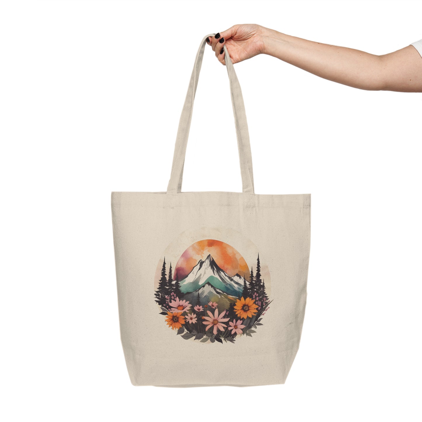 The Boho Wildflower Shopping Tote