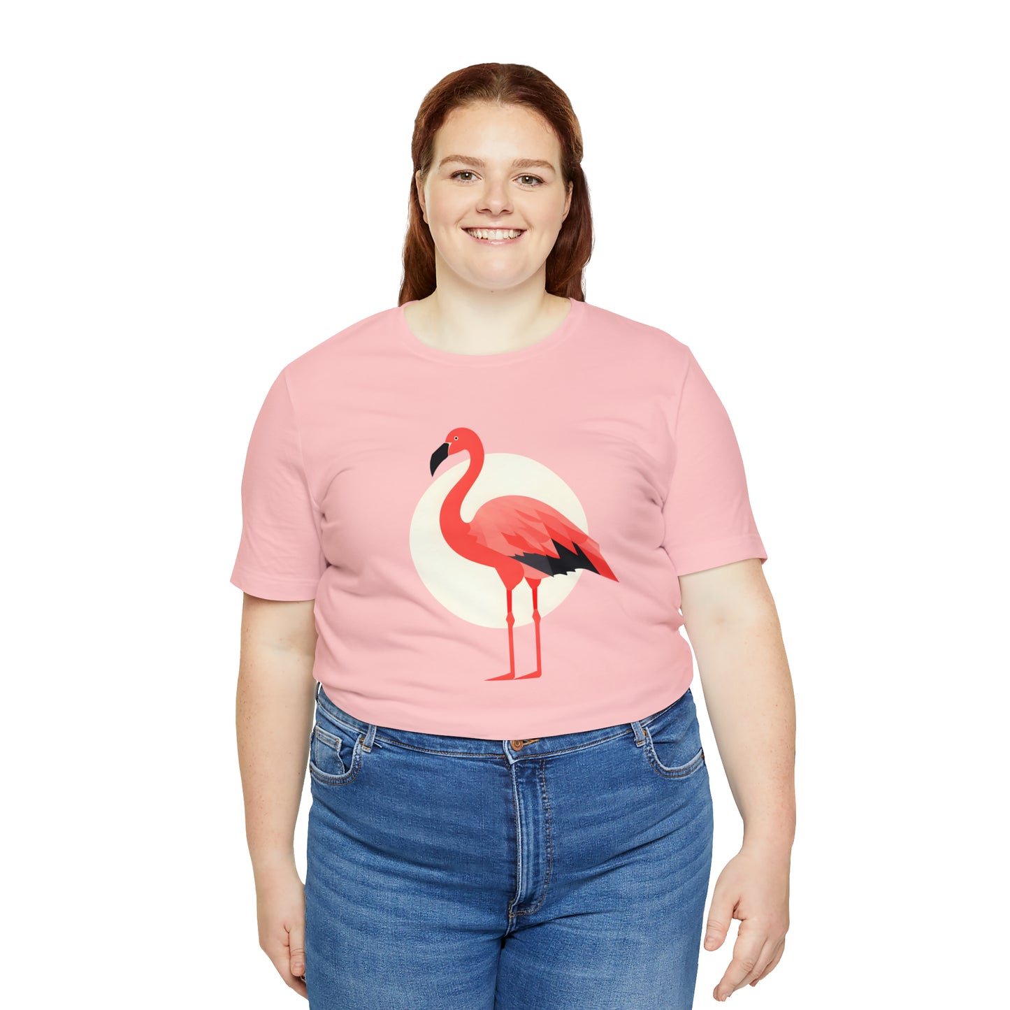 Flamingo and Moon Tee (Unisex)