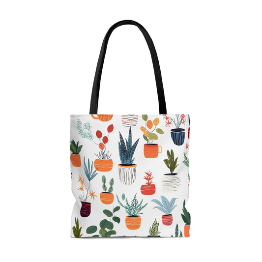 Potted Houseplant Tote Bag