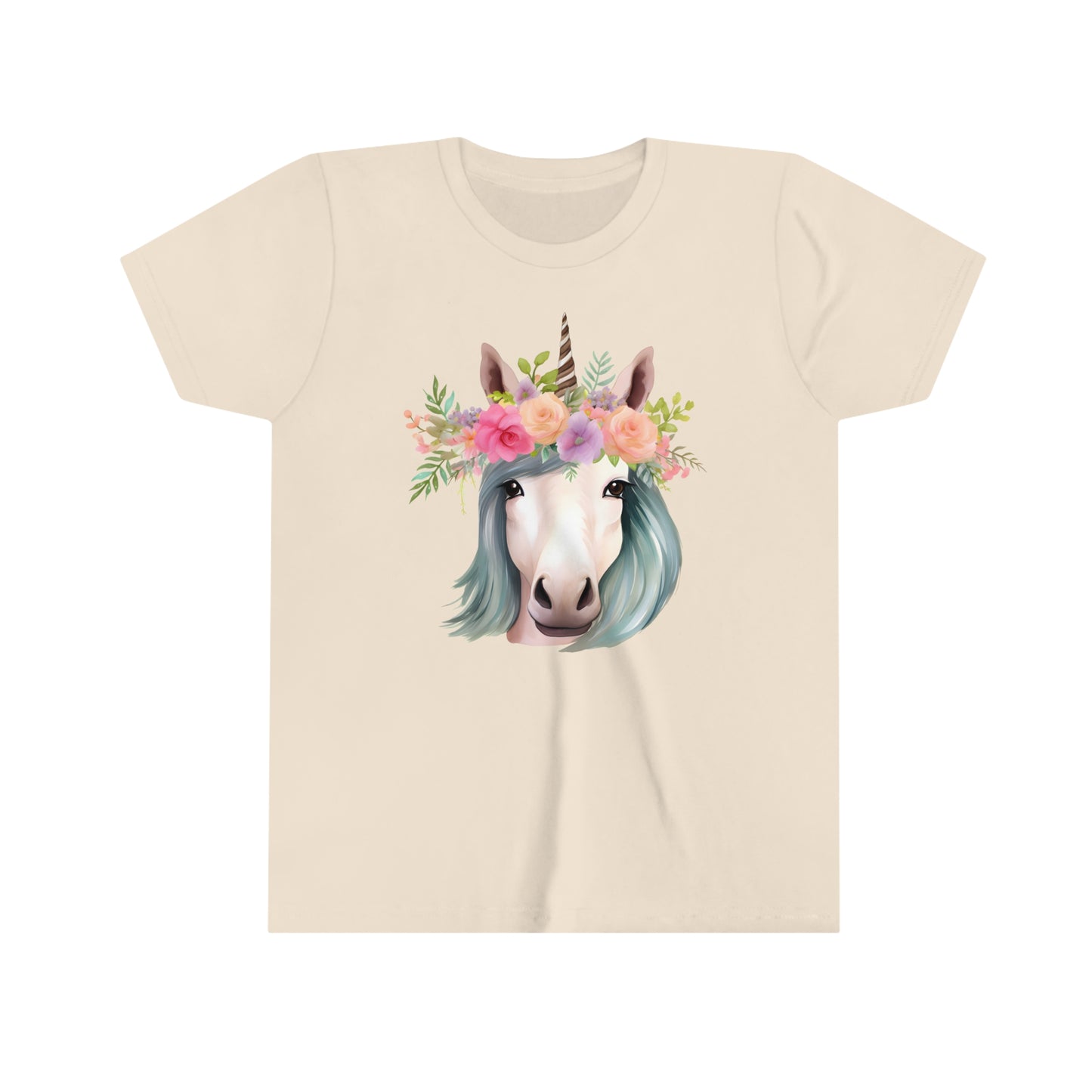 Floral Unicorn Tee (Youth)