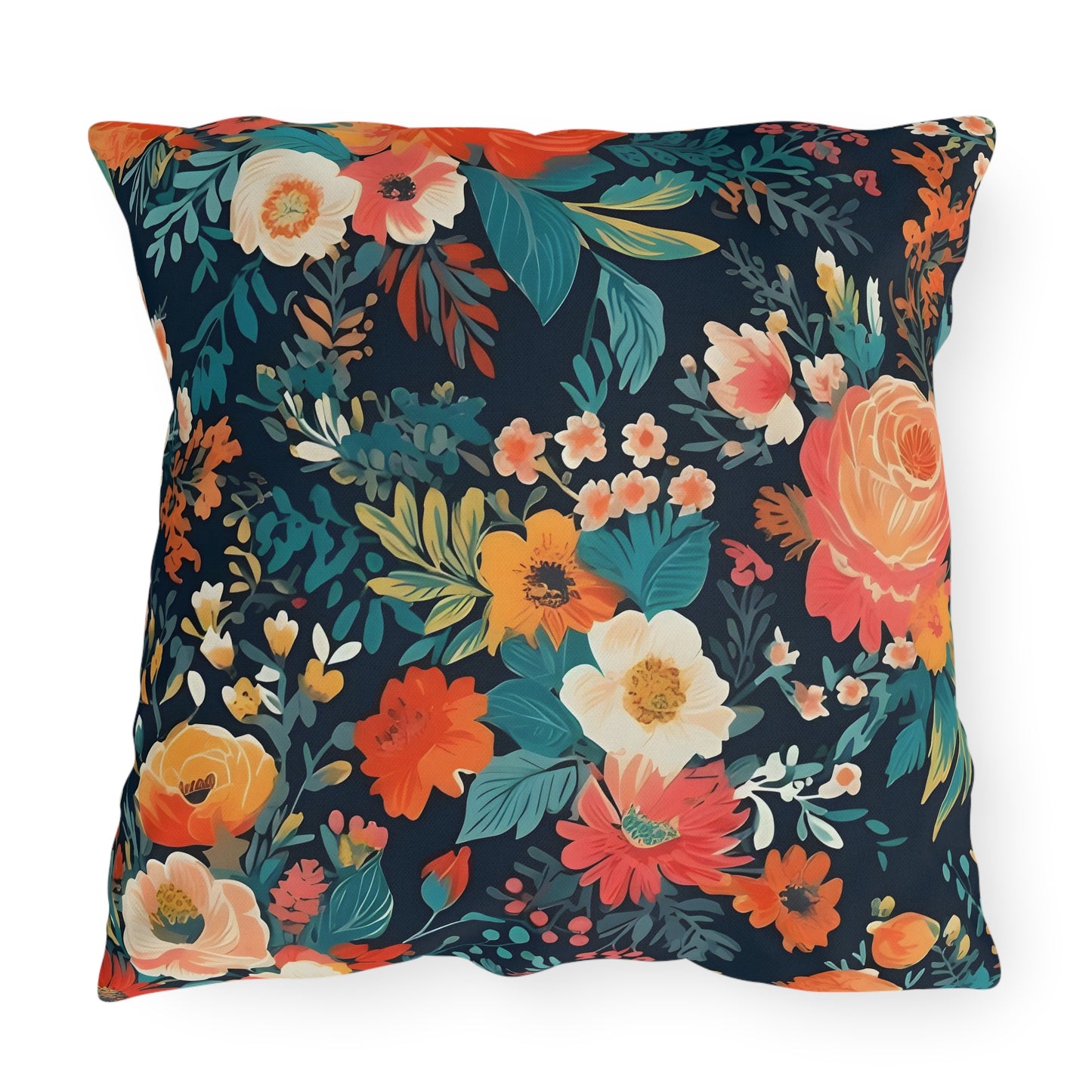 Vibrant Floral Outdoor Pillows