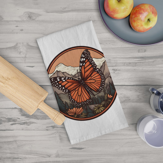 Monarch Butterfly Tea Towel