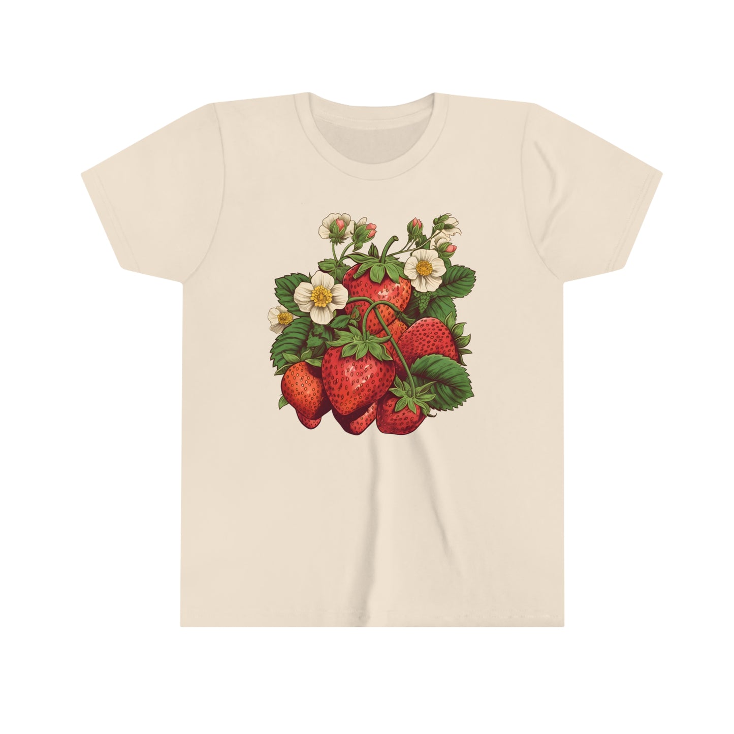 Cottagecore Strawberry Tee (Youth)