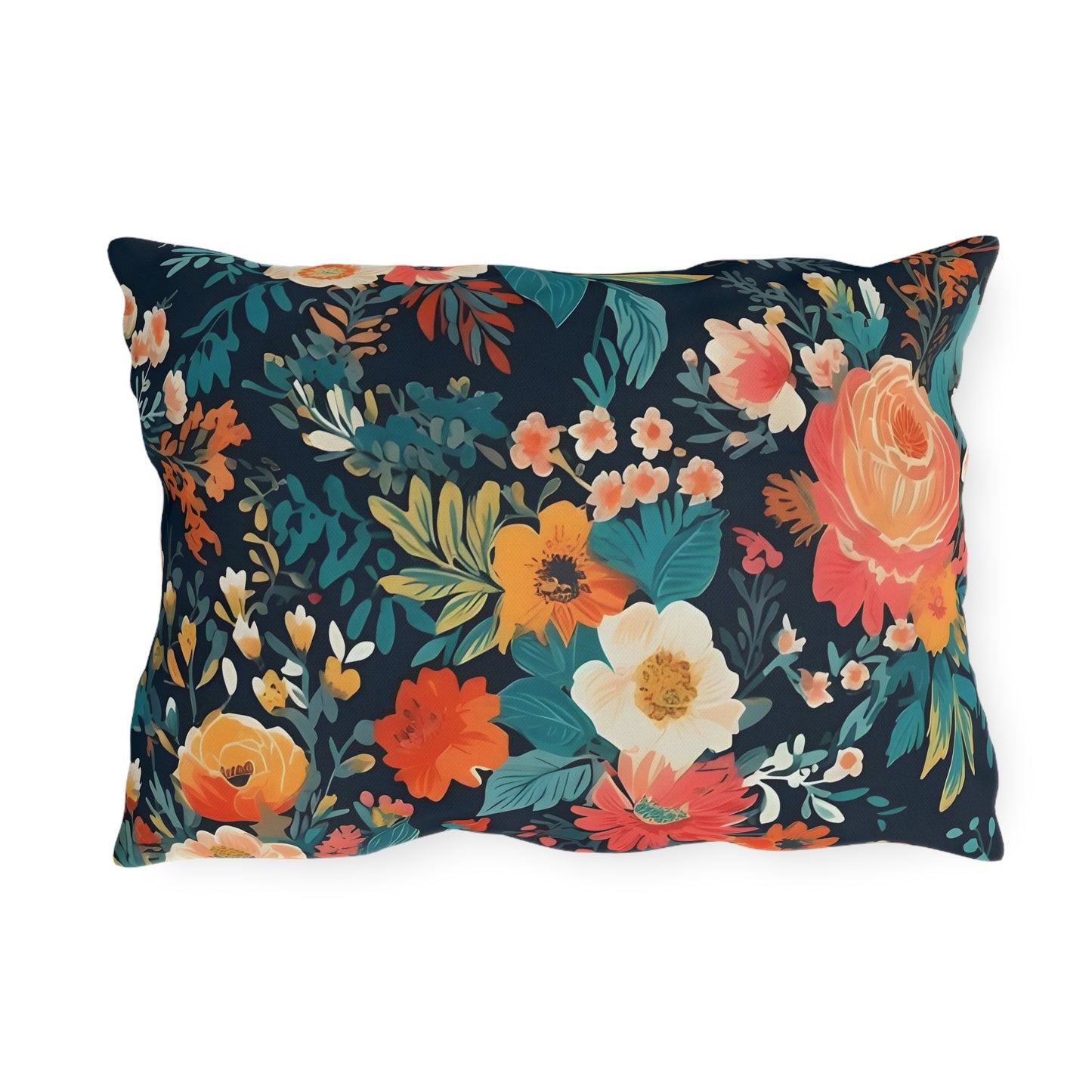 Vibrant Floral Outdoor Pillows