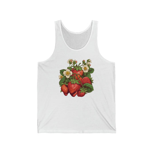 Cottagecore Strawberry Tank (Unisex Tank)