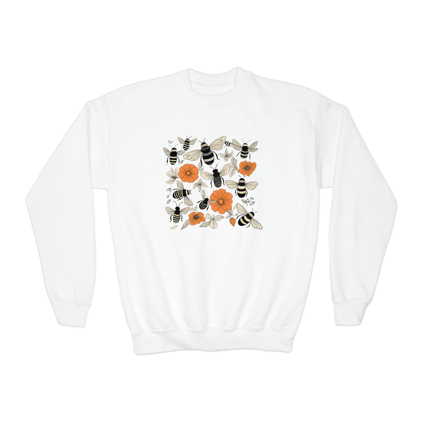 Bees and Flowers Sweatshirt (Youth)