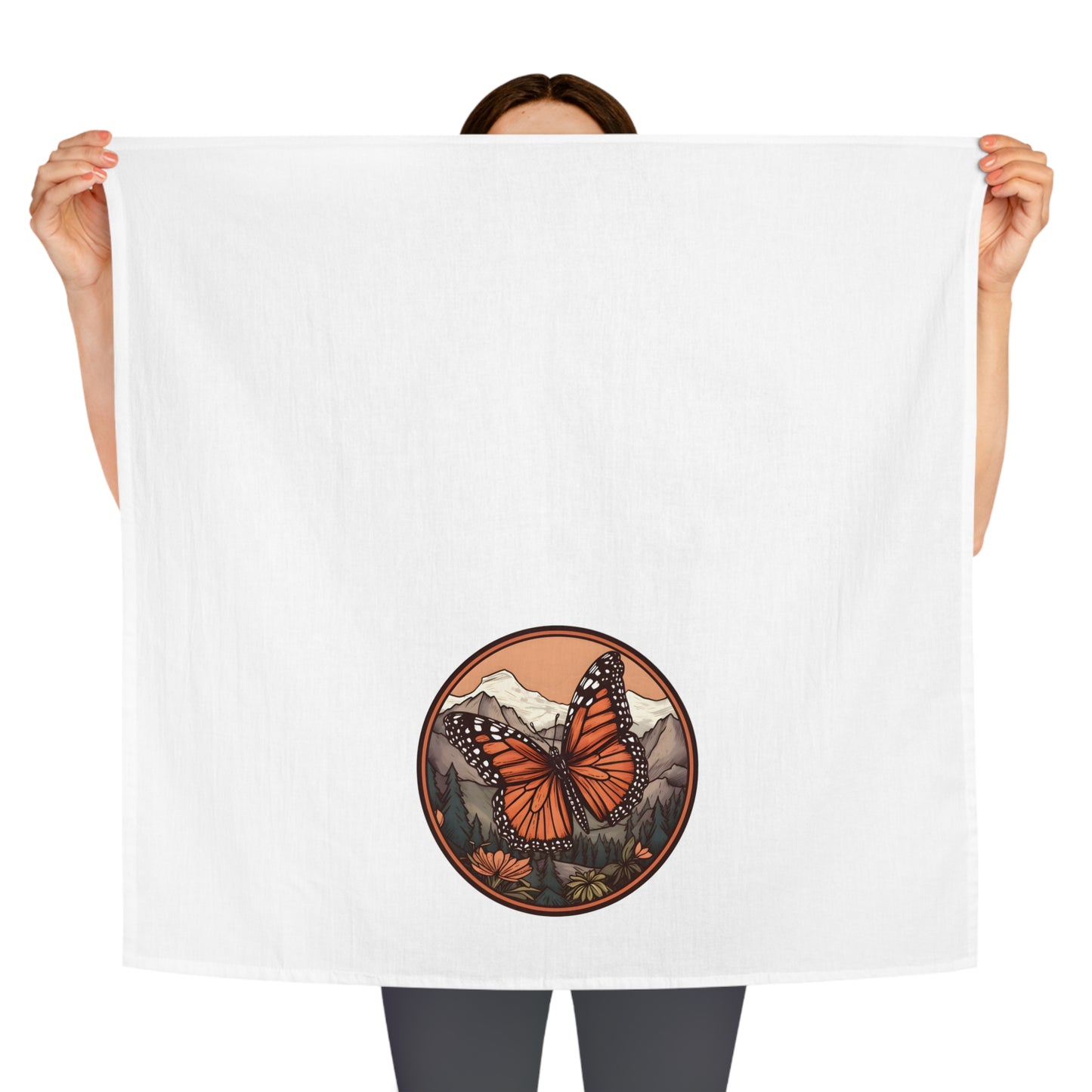 Monarch Butterfly Tea Towel