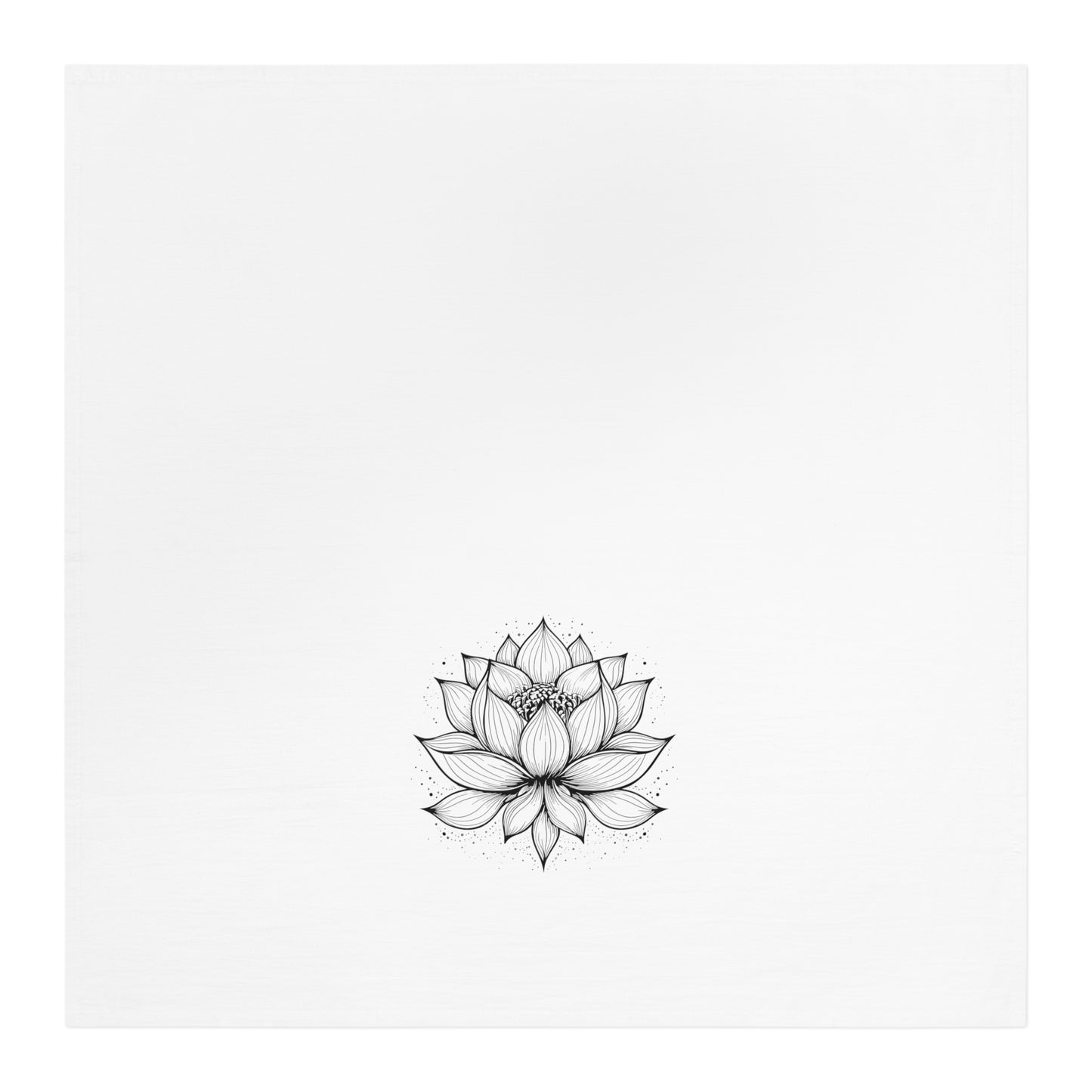 Lotus Flower Tea Towel