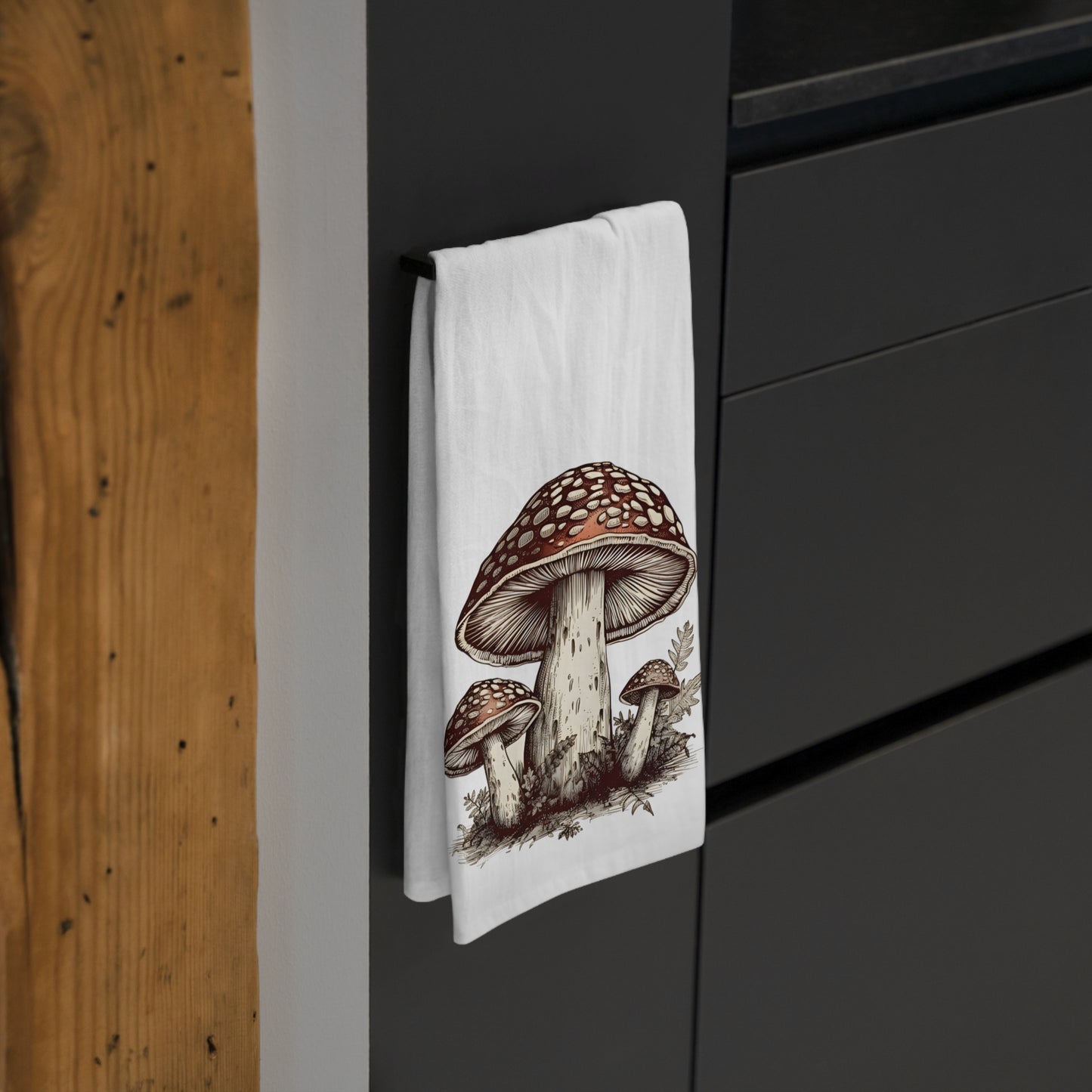 Mushroom Trio Tea Towel