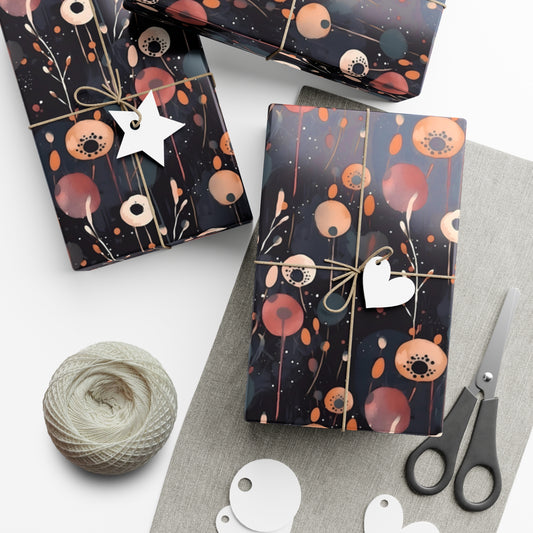 Drippy Watercolor Gift Wrapping Paper