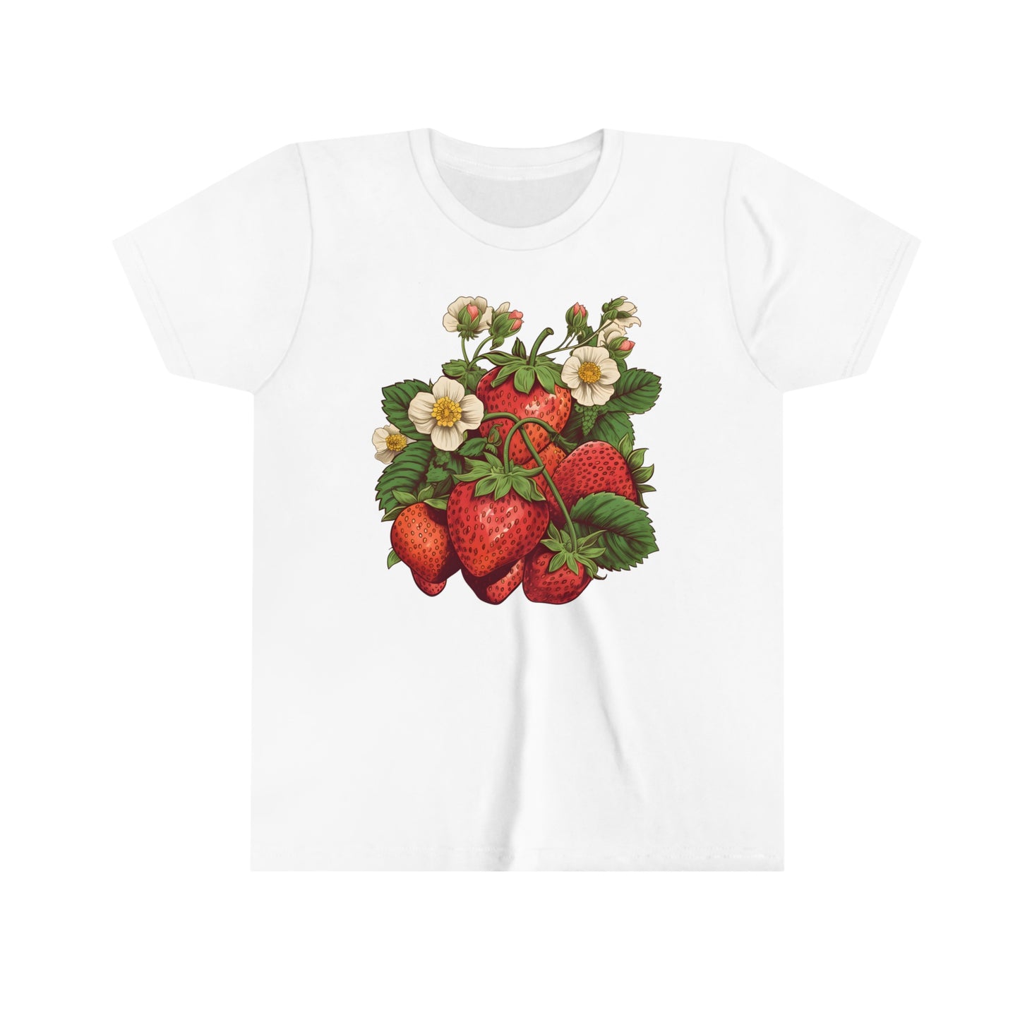 Cottagecore Strawberry Tee (Youth)