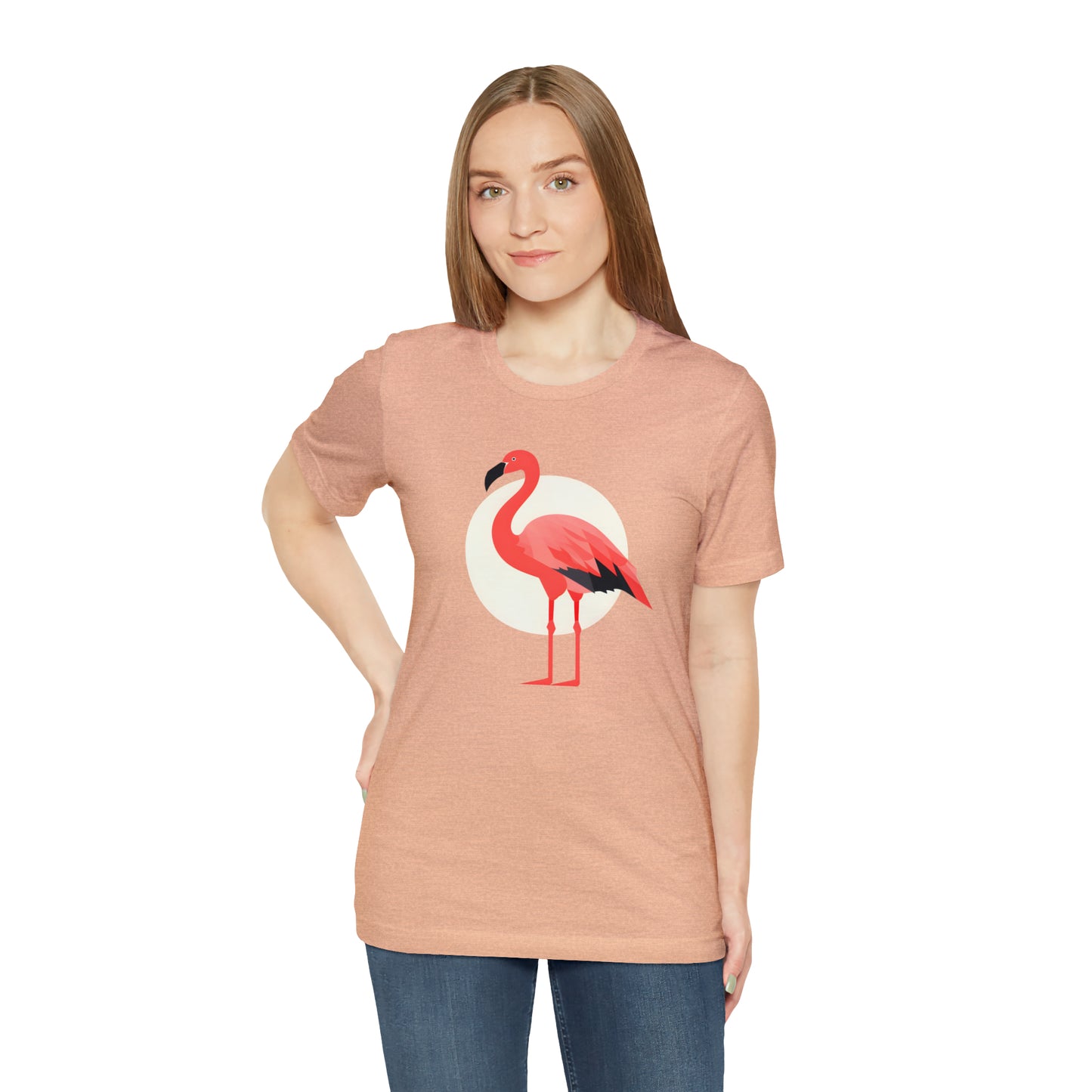 Flamingo and Moon Tee (Unisex)