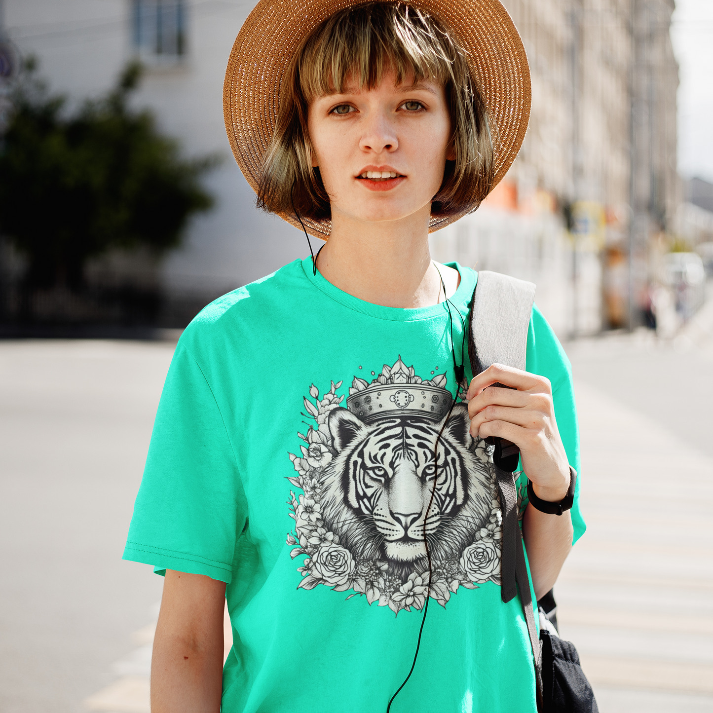 Crowned Tiger Tee (Unisex)