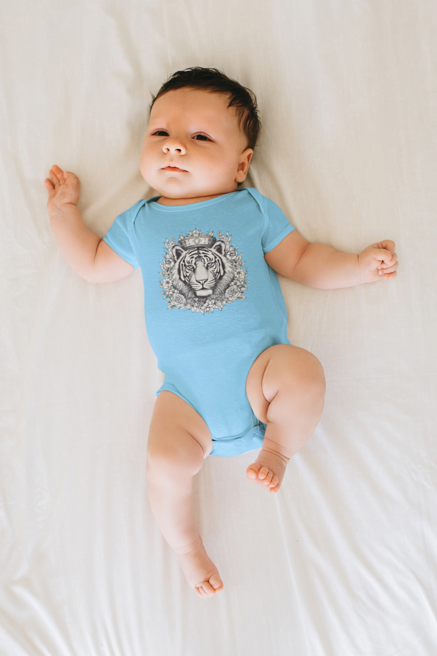 Crowned Tiger Onesie (Infant)