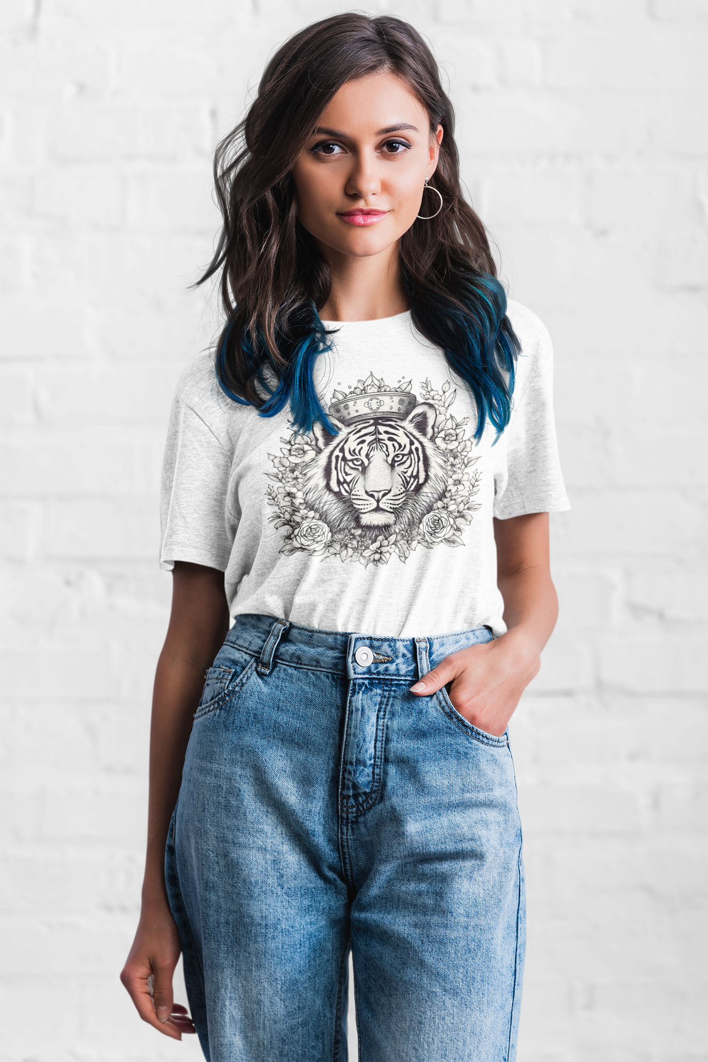 Crowned Tiger Tee (Unisex)
