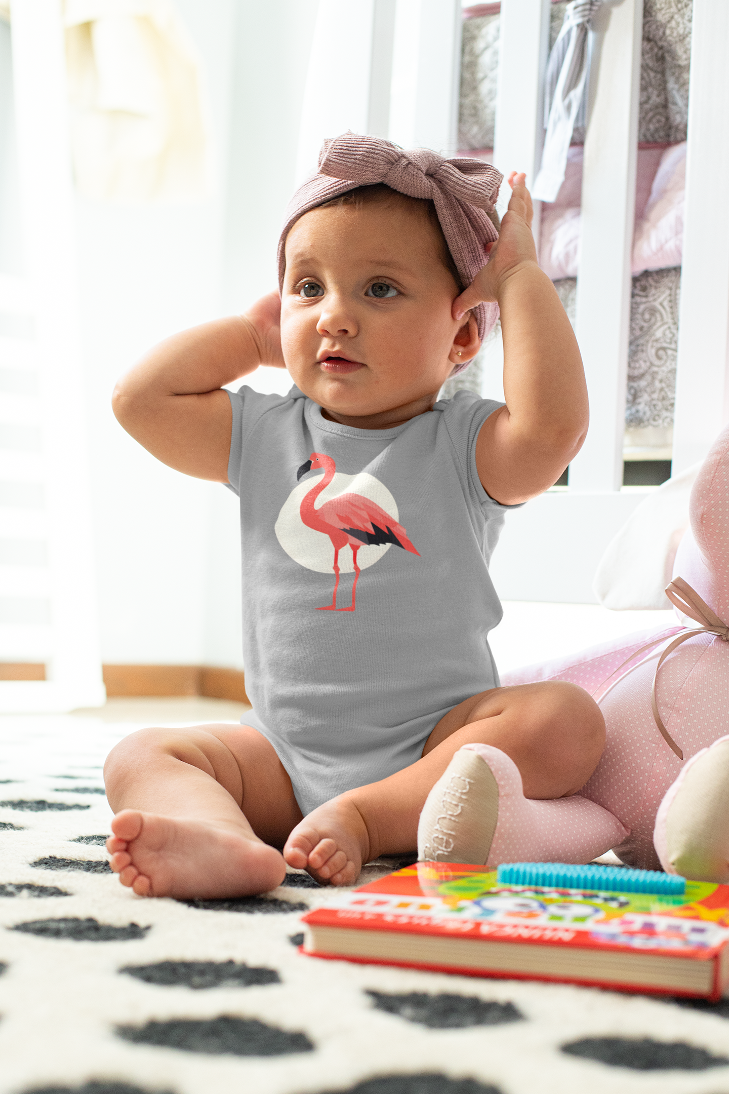 Flamingo & Moon Onesie (Infant)