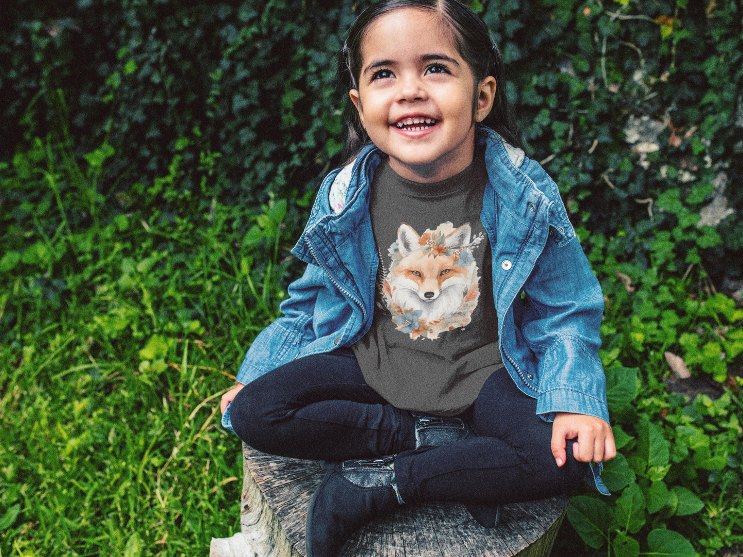 Watercolor Fox Tee (Youth)