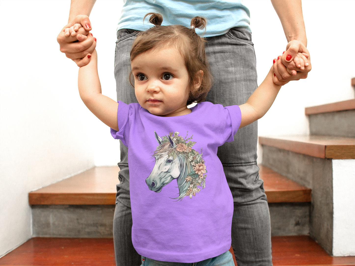 Floral Horse Tee (Infant)