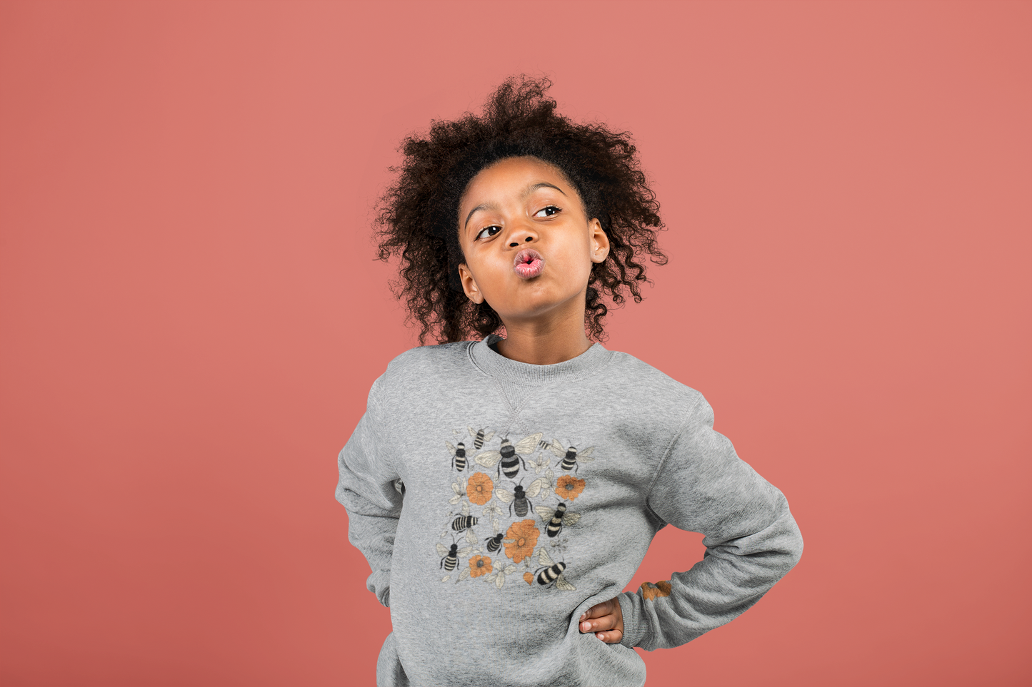 Bees and Flowers Sweatshirt (Youth)