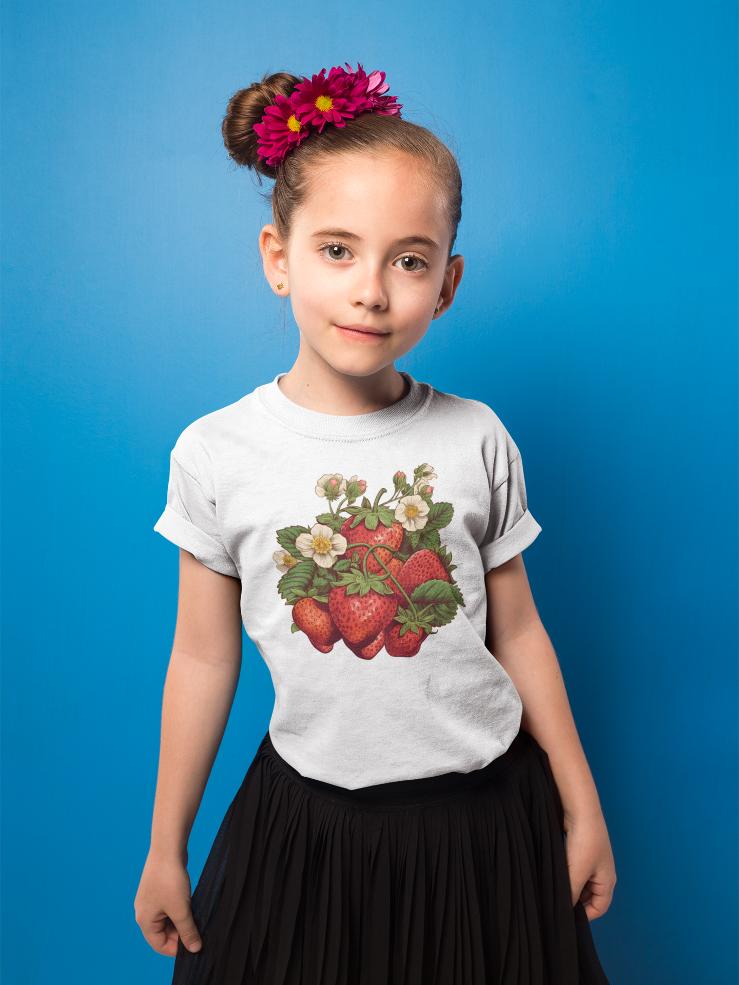 Cottagecore Strawberry Tee (Youth)