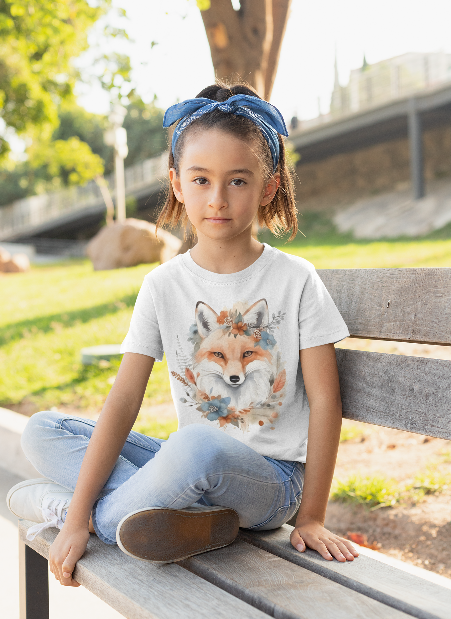 Watercolor Fox Tee (Youth)