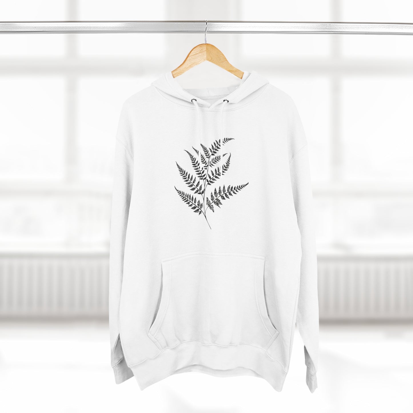 Minimalist Fern Hoodie (Unisex)