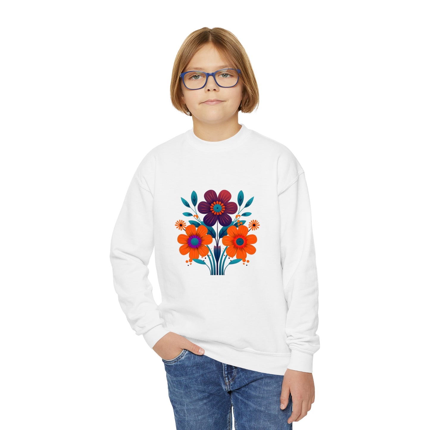 Flower Trio Sweatshirt (Youth)