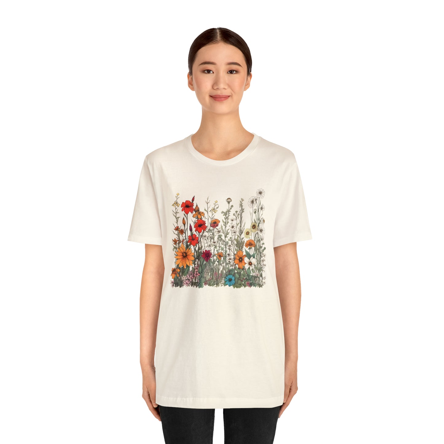 Vintage-Inspired Wildflower Tee (Unisex)