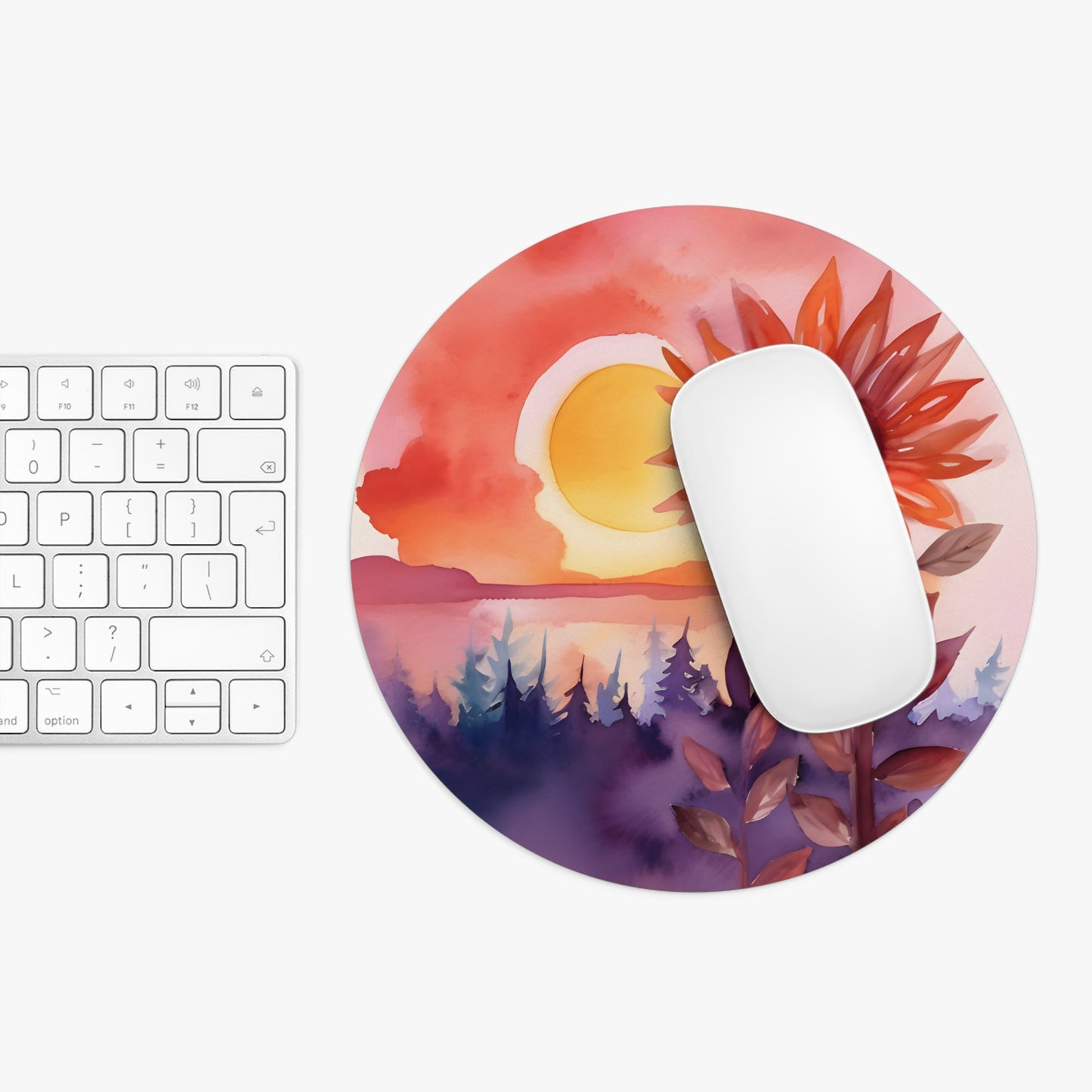 Sunset Wildflower Mousepad