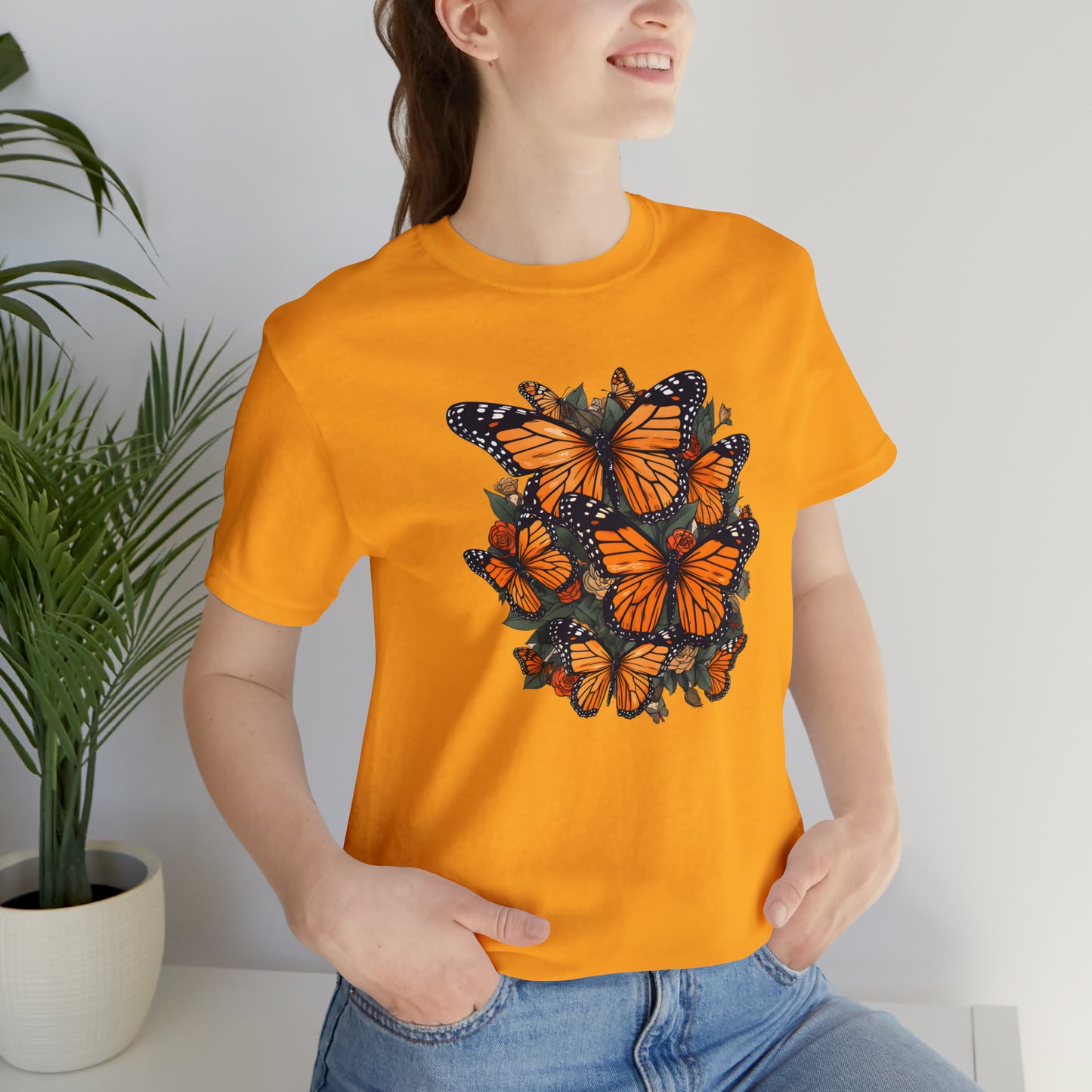 Cottagecore Monarch Butterfly Tee (Unisex)