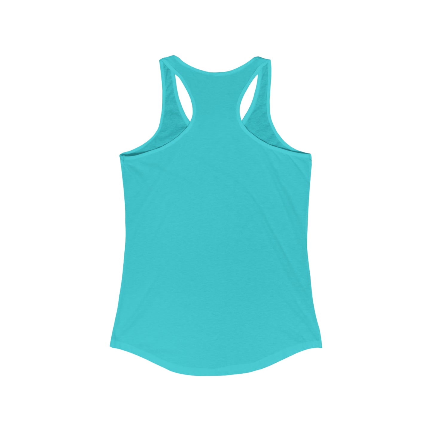 Simple Flowers Fitted Racerback Tank (Women's)