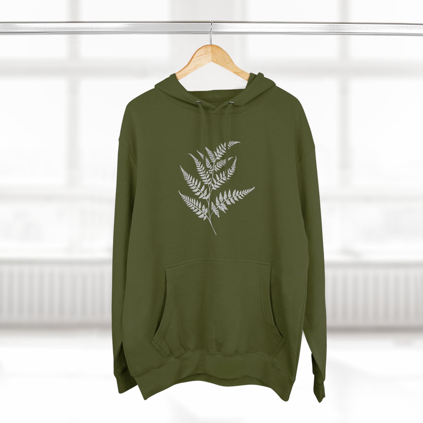 Minimalist Fern Hoodie (Unisex)