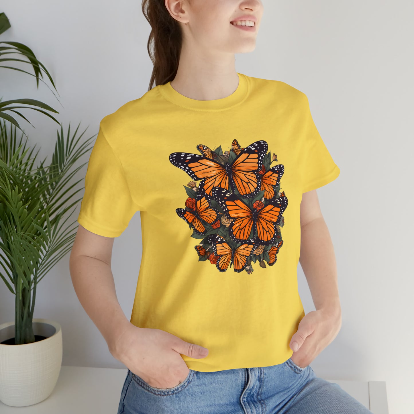 Cottagecore Monarch Butterfly Tee (Unisex)