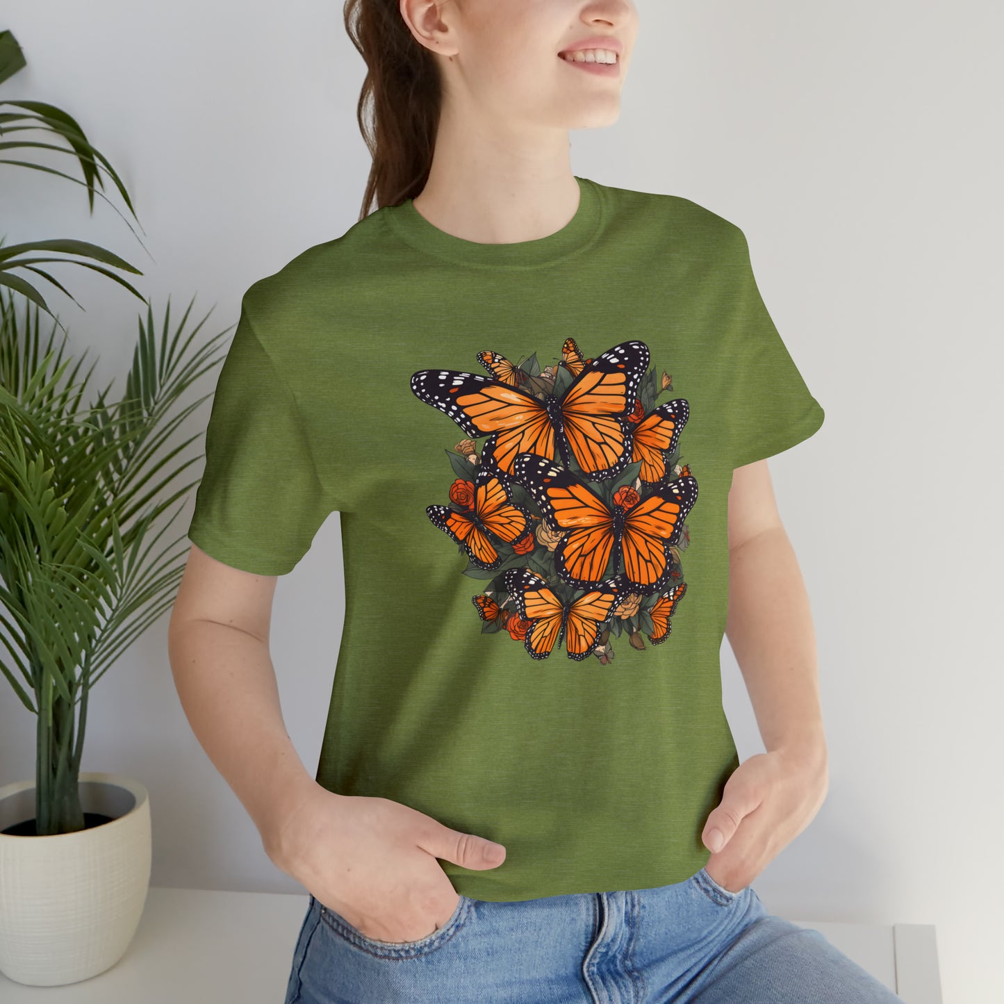 Cottagecore Monarch Butterfly Tee (Unisex)