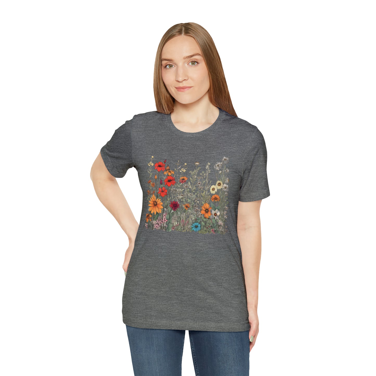 Vintage-Inspired Wildflower Tee (Unisex)