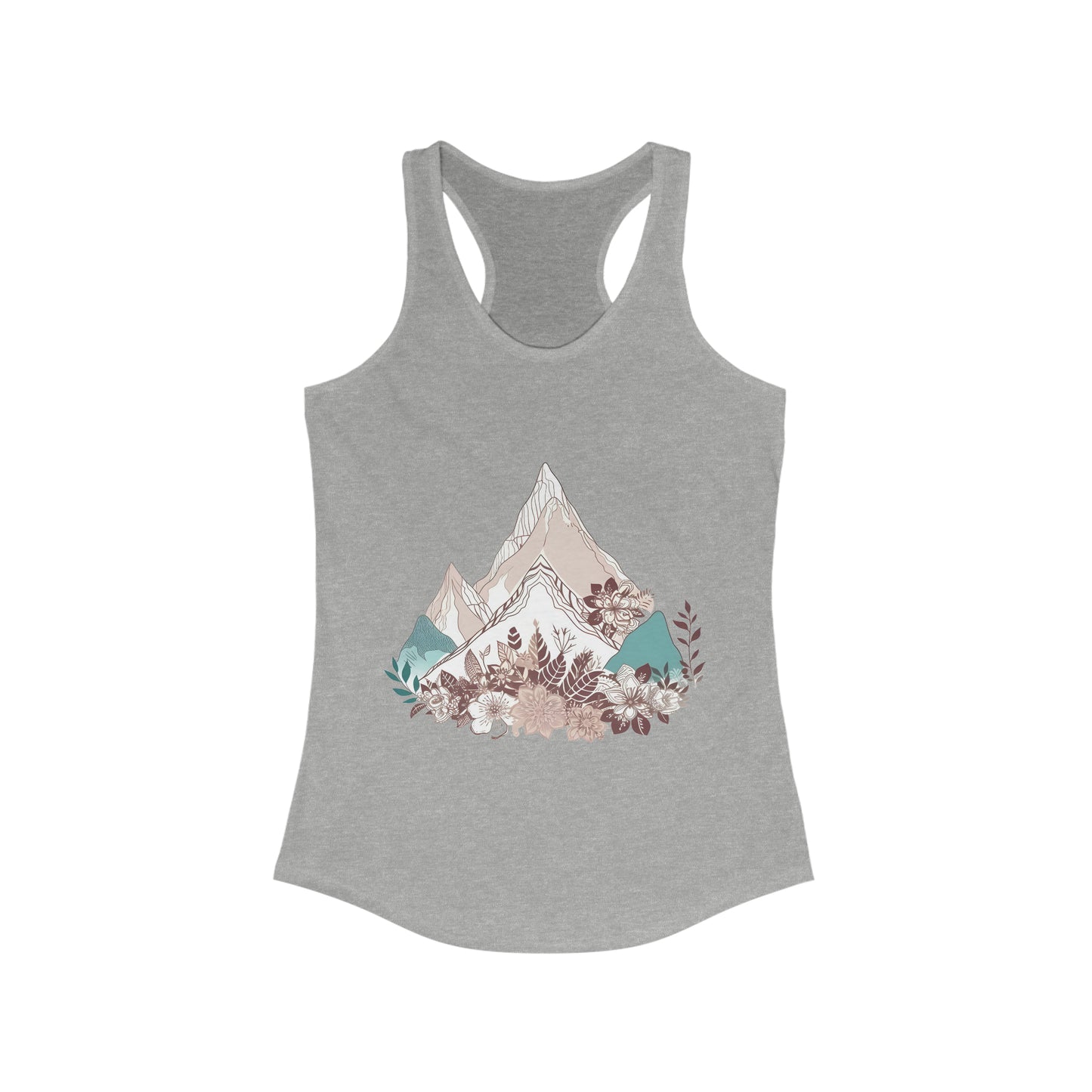 Mountains Fitted Racerback Tank (Women's)