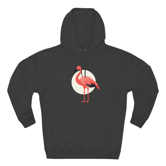 Flamingo and Moon Hoodie (Unisex)